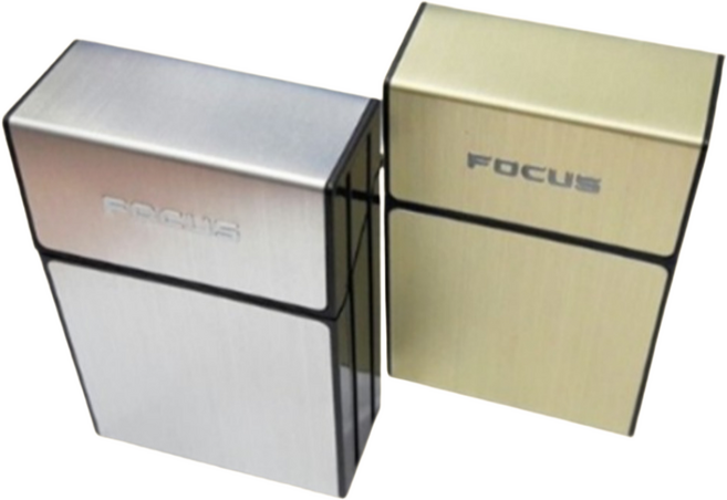 조씨네 원터치 일반형 여성 메탈 담배 케이스 파우치 2p