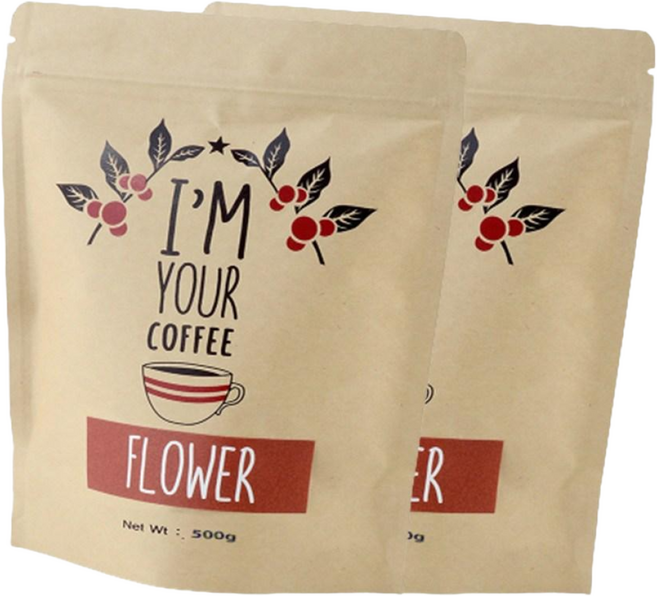 아임유어커피 플라워 블렌드, 1개, 1kg, 홀빈(분쇄안함)