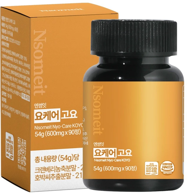 엔썸잇 호박씨추출물 요케어, 1개, 90정 - 쿠팡