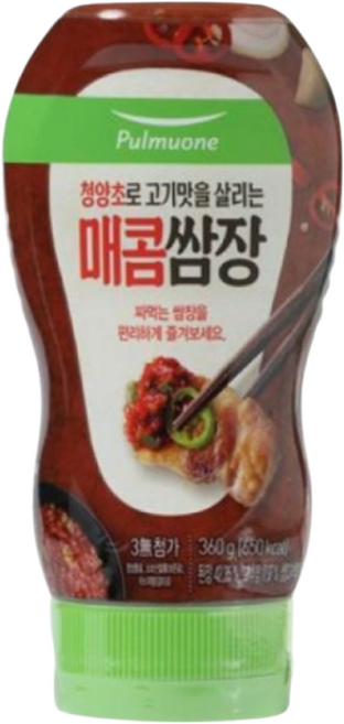 풀무원 매콤튜브쌈장, 3개, 360g