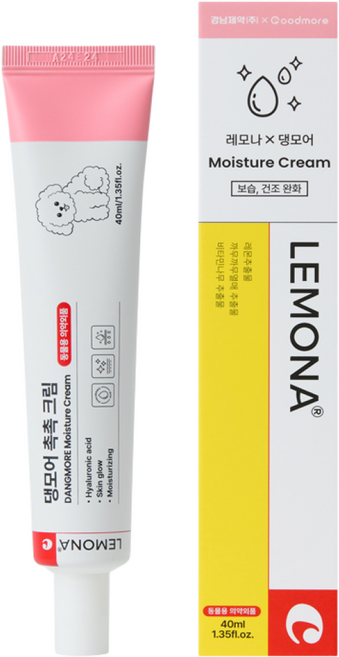 댕모어 레모나 반려동물 촉촉 크림, 1개, 40ml
