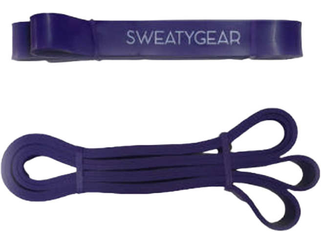 턱걸이용 철봉용 풀업밴드 라텍스 밴드 근력운동 스트레칭 밴드 2단계에서 5단계까지, 1개, 퍼플