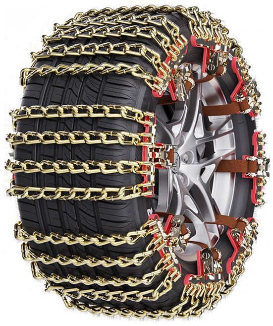 TKB 공구가 필요없는 자동 강철 사슬 스노우체인, 1개