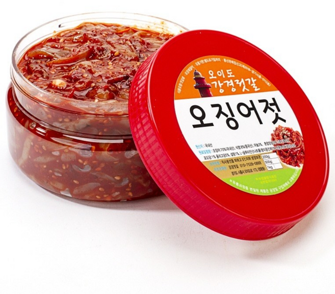 오이도 강경젓갈 오징어젓, 1kg, 1개