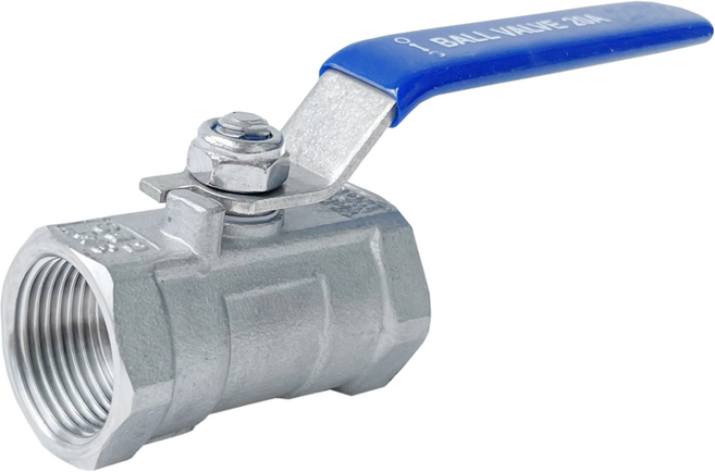 두림 스텐 수동 볼밸브 1PC 수동밸브 2WAY, 1개