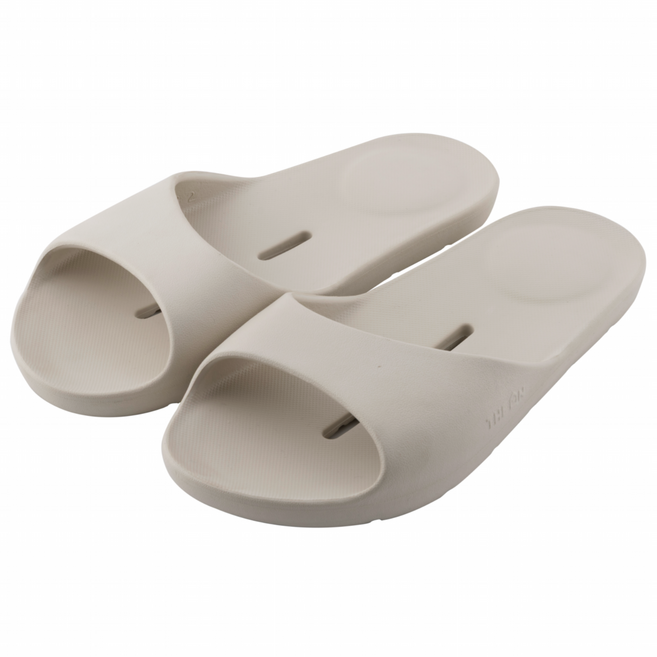 주식회사 더안 에어셀 국산 푹신한 문에 안걸리는 욕실화, 1개, 린넨베이지