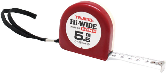 타지마 수동 줄자 NHW-55, 1개, 06.타지마줄자[NHW-55][16mm x 5.5M]