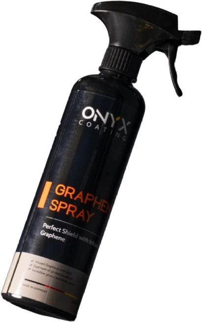 고광택 차량용 물 왁스 그래핀 코팅제 오닉스 스프레이 500ml, 1개 - 쿠팡
