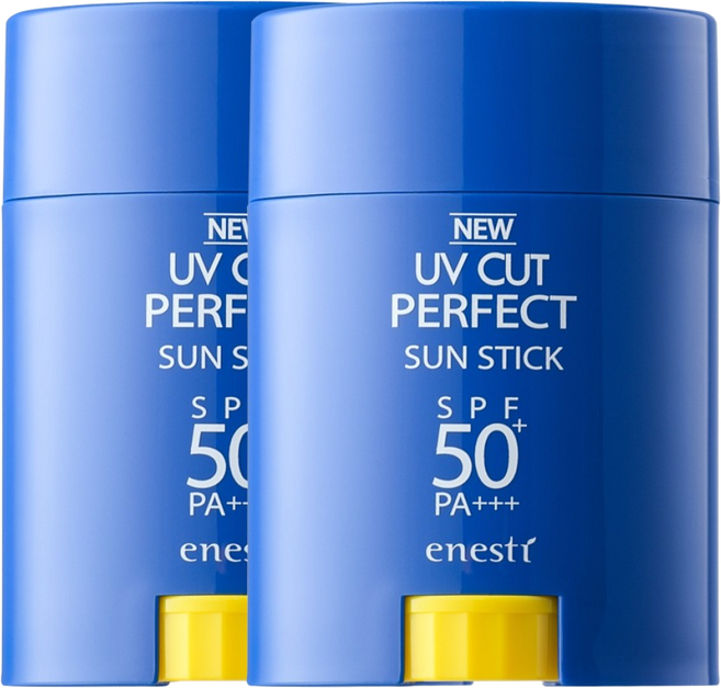 에네스티 뉴 유브이 컷 퍼펙트 썬스틱 SPF50+ PA+++, 20g, 2개