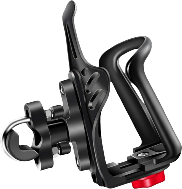 CIIECE 오토바이 스쿠터 자전거 컵홀더, 블랙