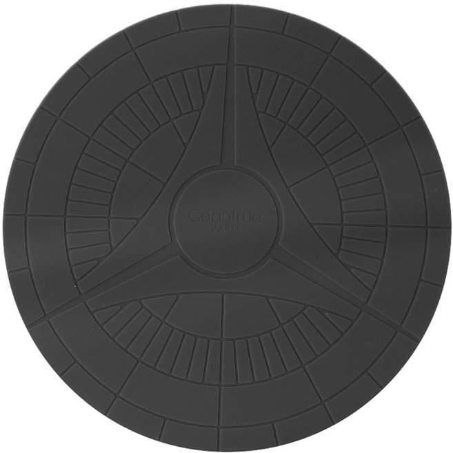 꼬앙뜨로 국산 파리쉐이드 두꺼운 인덕션 보호매트 대형 24cm, 1개, 노르딕블랙