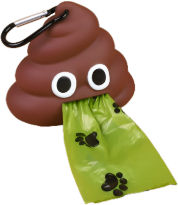 J9 강아지 배변봉투 케이스 산책용 휴대용 똥봉투 케이스, 1개, 1개입