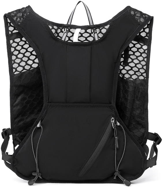 SERMER 초경량 러닝조끼 백팩 트레일 베스트, 1개, 블랙