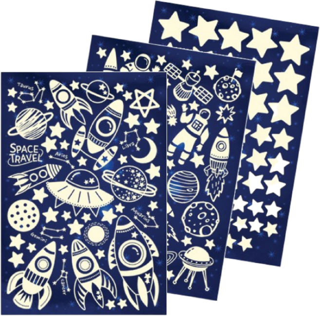 야광별 스티커 우주여행 3set 아이방 꾸미기