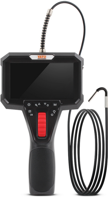 야토 산업용 내시경카메라 1M 회전용 360도 초고화질 YT-AES-PR 하수구 수도관 배관 탐지 누수, 1개