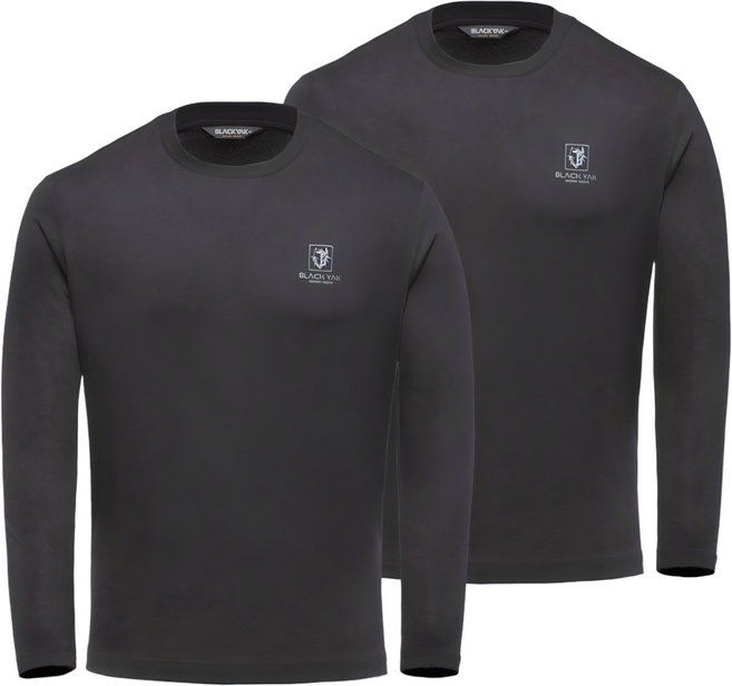 고릴라몰) 블랙야크 S-긴팔라운드티셔츠 1+1 2장 [무료배송/당일발송]