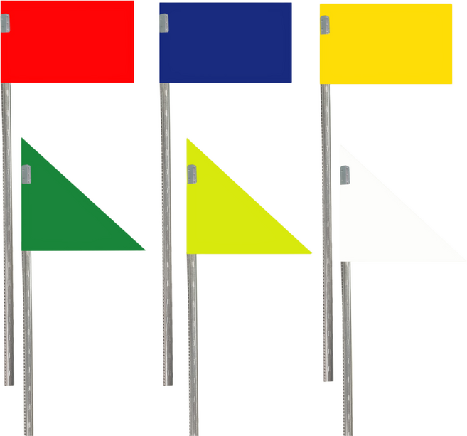 측량 깃발 삼각 사각 지지대 말뚝 건축 토목 공사 건설 깃대 바로사용 가능한 완제품, 사각깃발 빨강 1m 완제품, 10개