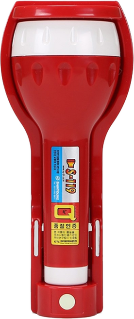 소방자재 휴대용 신영 비상조명등 LED무음 안전용품, 3개, 레드