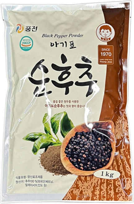 풍전 순후추 1kg 음식의 풍미를 올려주는 매콤한 향신료, 1개