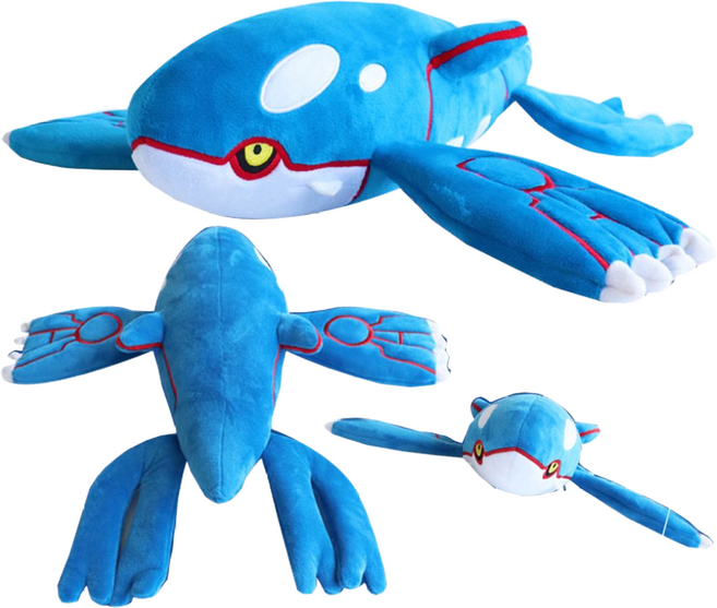 포켓몬 전설의 가이오가 인형 40cm 애착 동물 포켓몬스터, 1개