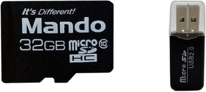 만도 메모리 블랙박스 마이크로SD 32GB 리더기 증정, 1개