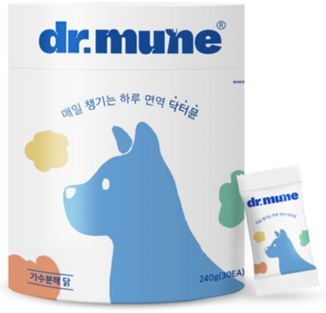 [썬더펫] 닥터뮨 오리진 가수분해원료 동충하초 면역영양제, 30정, 면역/항산화, 1개