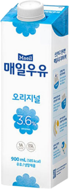매일우유 오리지널 900ml 6개