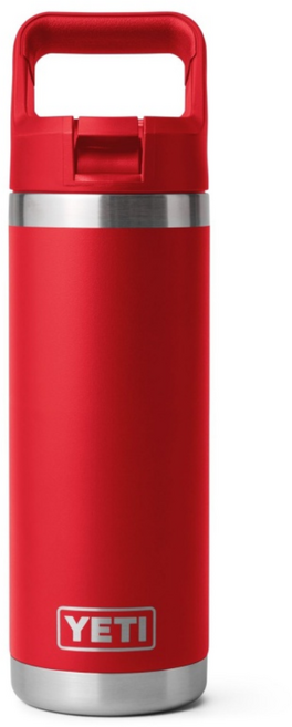 예티 램블러 빨대 텀블러 보틀 물병 YETI 진공 보냉 보온 18oz 532ml, 레스큐레드, 1개