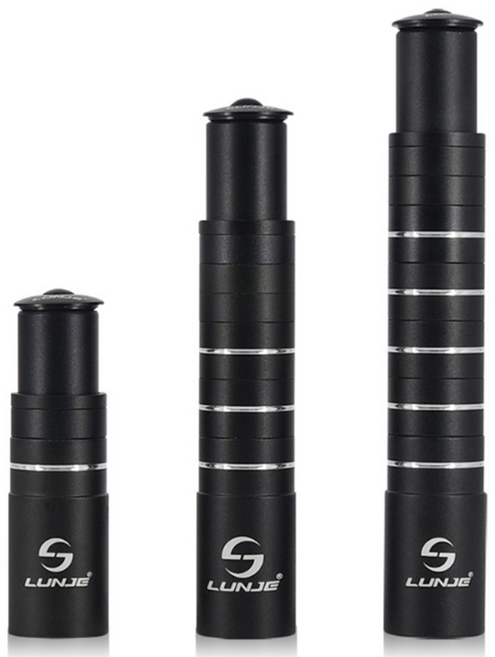 제로몰 자전거 익스텐더 스템라이저 헤드업 핸들 높이조절 자전거용품 115mm 180mm 210mm, 1개