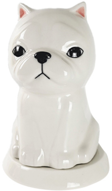 Hosuceramic 반려동물 아메리칸불즈 도자기 유골함 화이트 A1, 1개