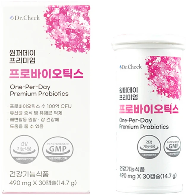 닥터체크 원퍼데이 프로바이오틱스 30캡슐 1박스 1개월분, 1개, 30정 - 쿠팡
