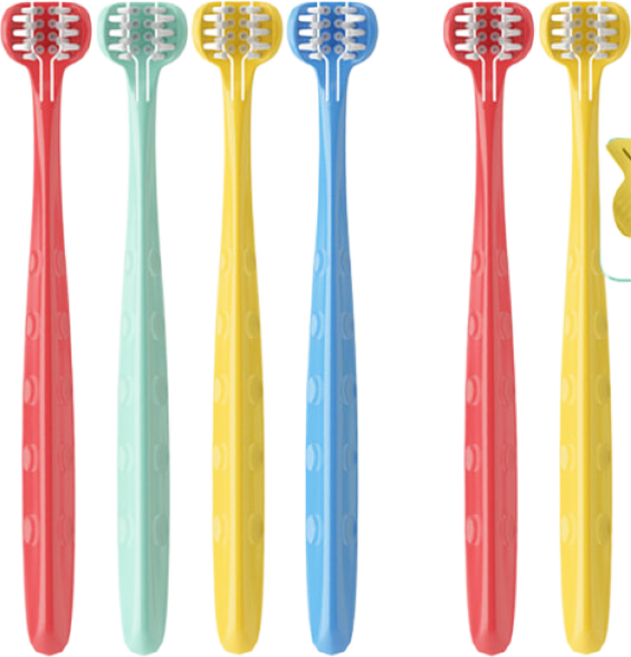 (무료배송) MDB 3D 어린이 칫솔 (4개+2개), 1개