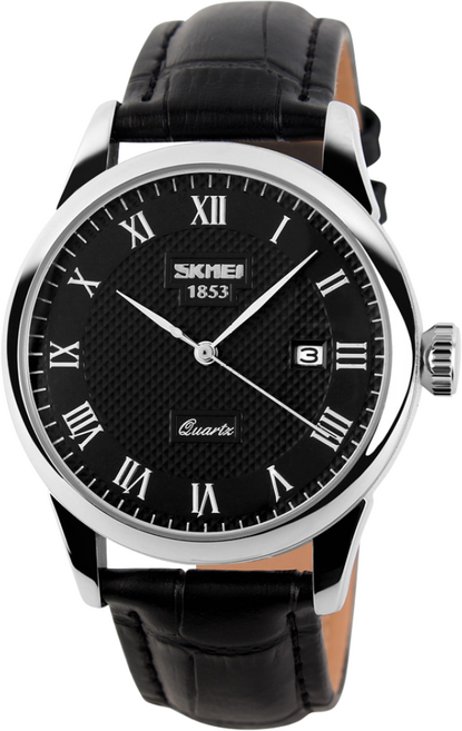 루일로 유러피안 스타일 수능 방수 가죽 손목시계