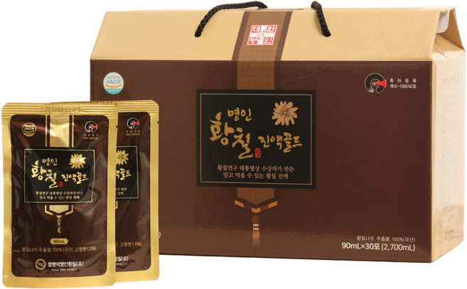 덕인가 황칠진액 골드, 30개, 90ml