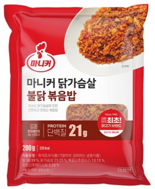 마니커 닭가슴살 불닭볶음밥 [냉동], 200g, 1개