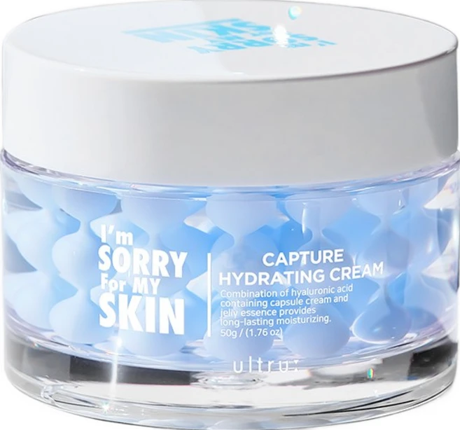 아임쏘리포마이스킨 캡처 하이드레이팅 크림 50ml 히알루론산 캡슐 수분 속보습 (모이스처) 진주알크림, 없음, 1개 - 쿠팡