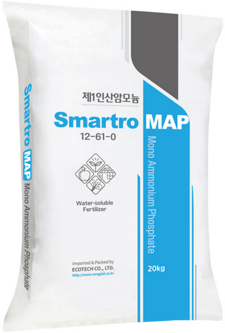 스마트로 MAP 인산암모늄 20kg 고농도 수용성 인산비료, 1개