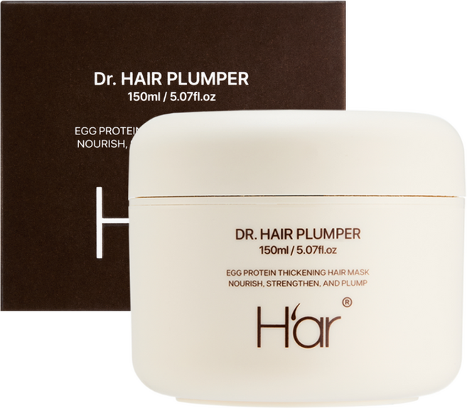 하아르 계란유래 단백질 닥터헤어플럼퍼 헤어팩 트리트먼트, 1개, 150ml