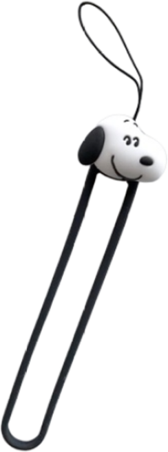 NP 캐릭 실리콘 키링 스트랩 핸드폰 핸드 스트랩, 실리콘 핸드 스트랩_스누피, 1개