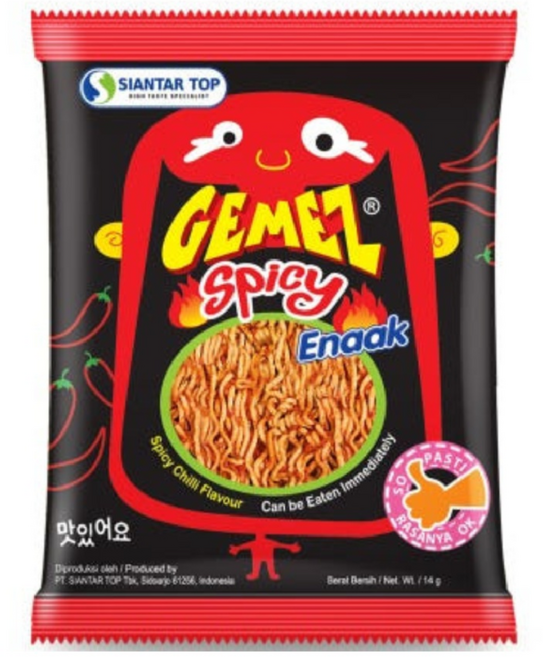 게메즈 에낙 스파이시 라면과자, 14g, 60개