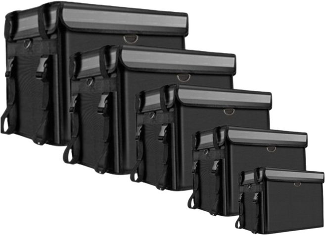 YAWOO 버거가방 자석뚜껑 배달가방 캠핑가방 보온 보냉 22 30리터 3m 연결끈, 22리터, 블랙