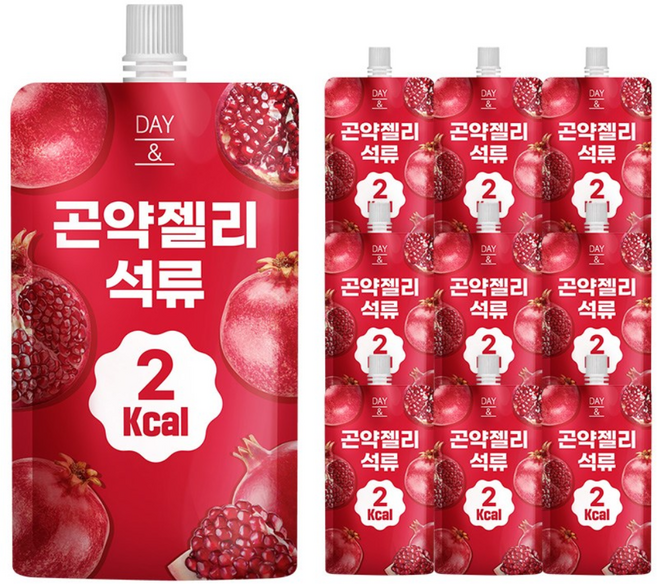 데이앤 2칼로리 곤약젤리 석류, 150g, 10개