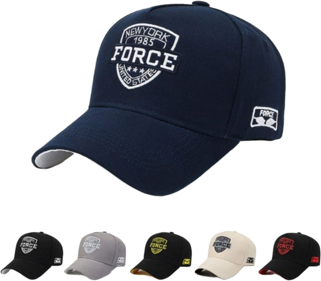 1+1 뉴네임 빅사이즈 FORCE 와펜 볼캡 모자 야구모자 큰모자 대두 남자모자