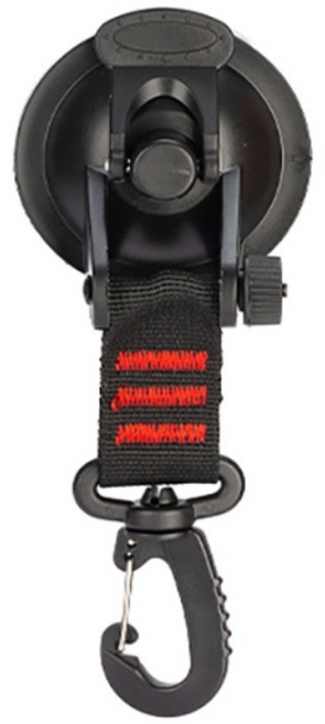 반센트 캠핑 차박 차량용 강력 흡착 후크 타프 큐방, 원형버클(360도회전) 4개입 × 1세트