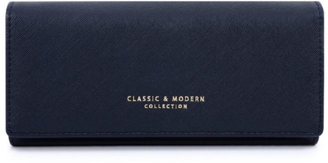 이케이 고급 가죽 여성 장지갑