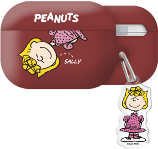 빈티지 스누피 에어팟프로2/에어팟3/에어팟4 하드 케이스 +아크릴키링 세트, 헬로프렌즈_샐리, AirPodsPro(2세대), 1개