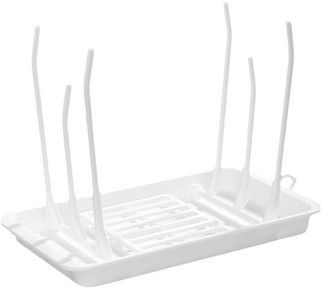 단미연 접이식 젖병 물병 건조대 세워서 빠르게 건조 사용 후 접이식 보관, 화이트, 단품