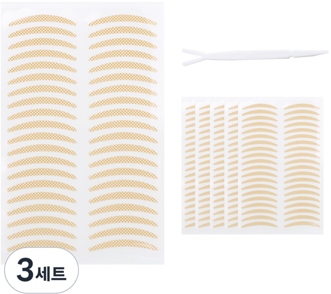 러비쉬 쌍커풀 테이프 240p, 3개, 라운드