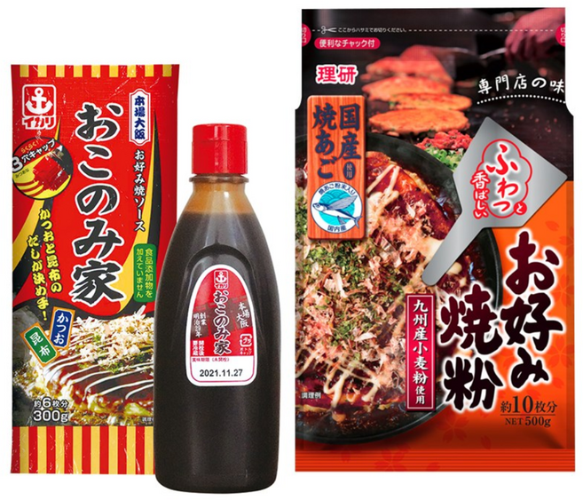 오꼬노미야끼 세트(파우더+소스), 1개