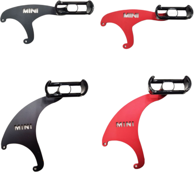 [ 도우팩토리 ] 미니쿠퍼 전용 핸드폰 스마트폰 일반 거치대 아날로그 계기판 전용 F56 F55 F54 F57 F60, 블랙, 1개